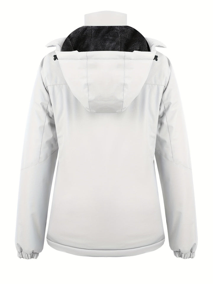 Marisol | Women's Fleece-Lined Hooded Waterproof Ski Jacket