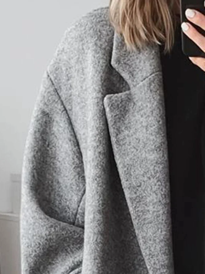 Marisol | Women's Oversized Notch Lapel Longline Overcoat