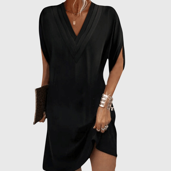 Women's Wrap Midi Dress Cocktail Evening
