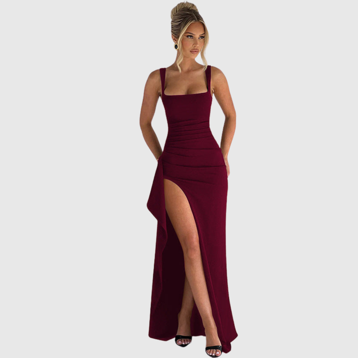 Elegant Bodycon Maxi Dress Formal Evening Gown