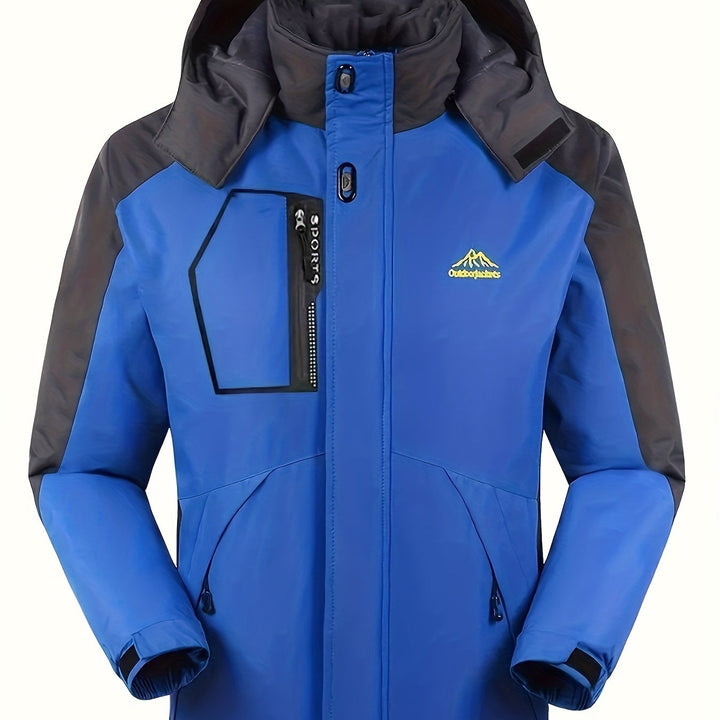 Marcus | Men's Hooded Waterproof Winter Ski Jacket with Multiple Pockets