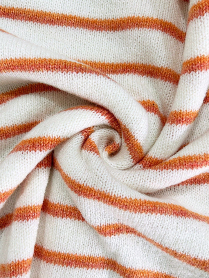 Daphne | Women's Oversized Striped Button Up Knit Cardigan