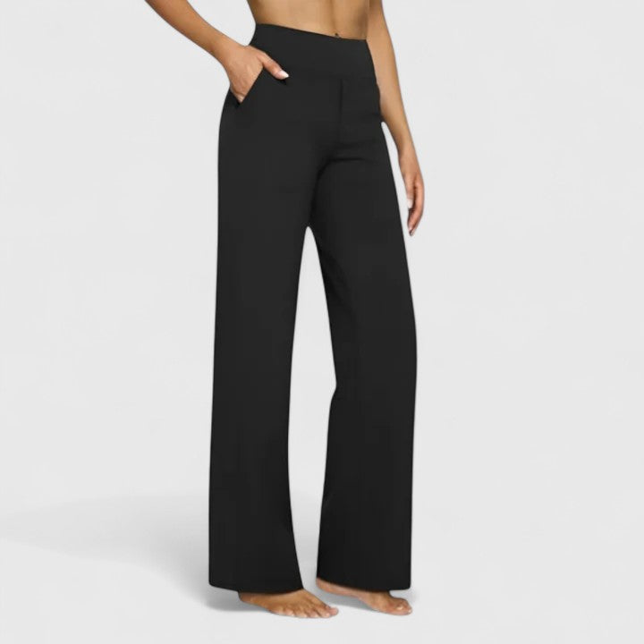High Waisted Wide Leg Pants Women - Stretch Casual Comfort