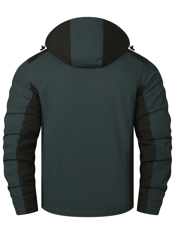 Diesel | Men's Windproof Hooded Ski Jacket with Thermal Lining