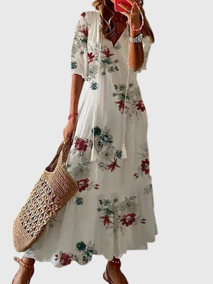 Women's Boho Maxi Dress Casual Summer Sundress