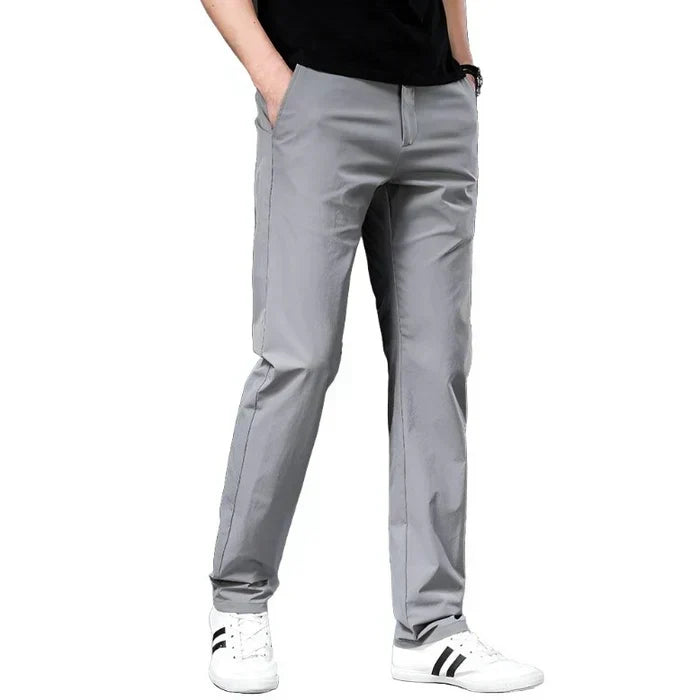 Slim Fit Stretch Chino Casual Trousers - Smart Everyday Style