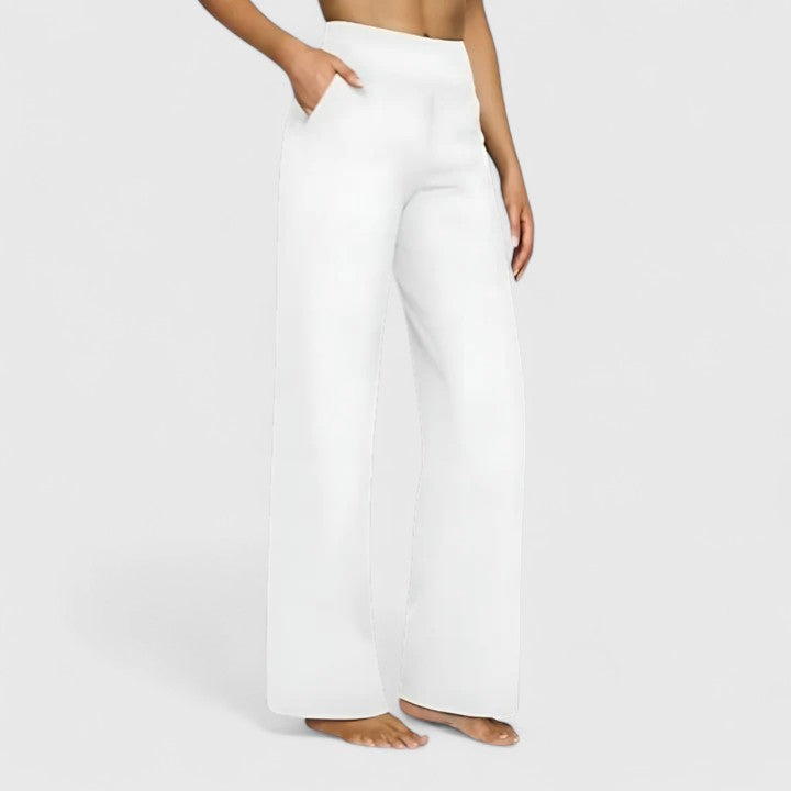 High Waisted Wide Leg Pants Women - Stretch Casual Comfort