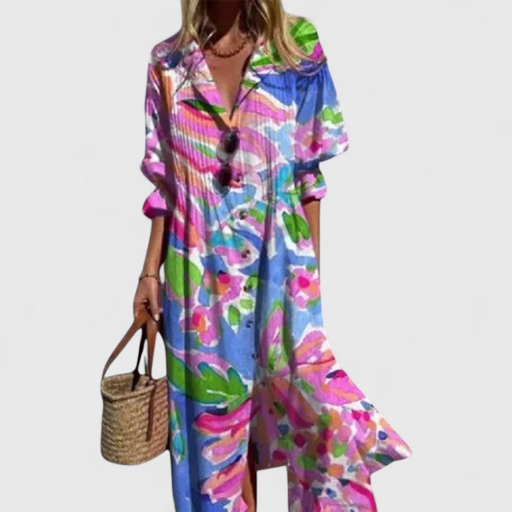 Women's Floral Summer Maxi Dress