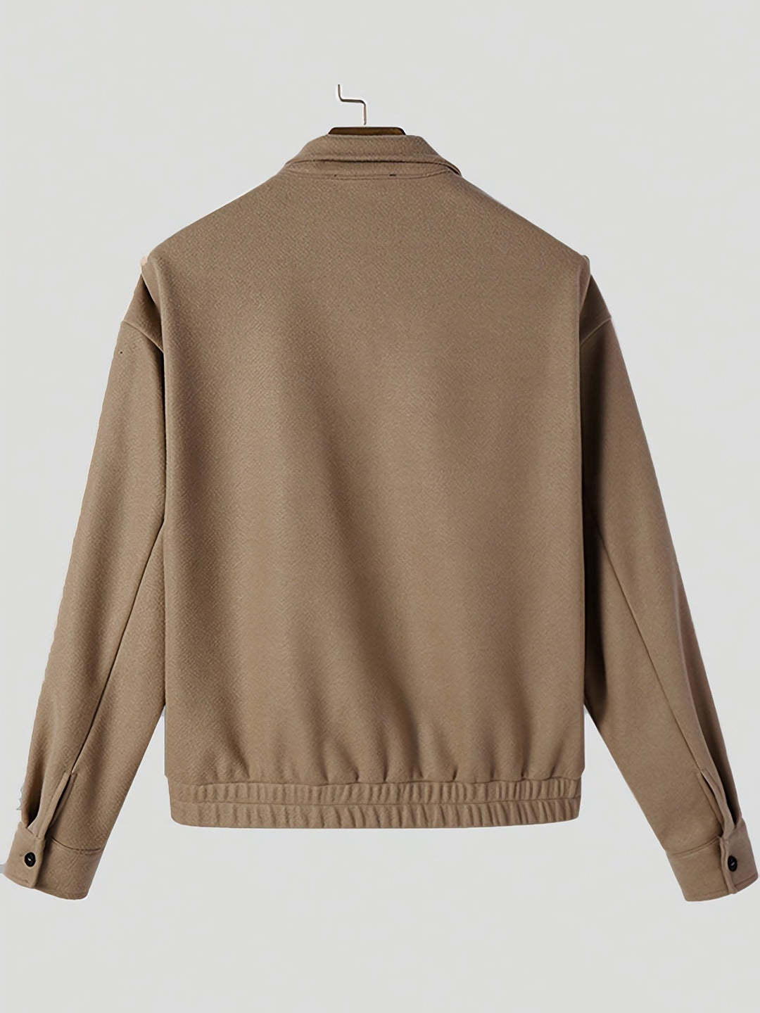 Everett Blake | Men's Refined Button-Front Bomber Jacket