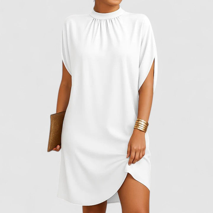 Chic Batwing Elegant Midi Dress