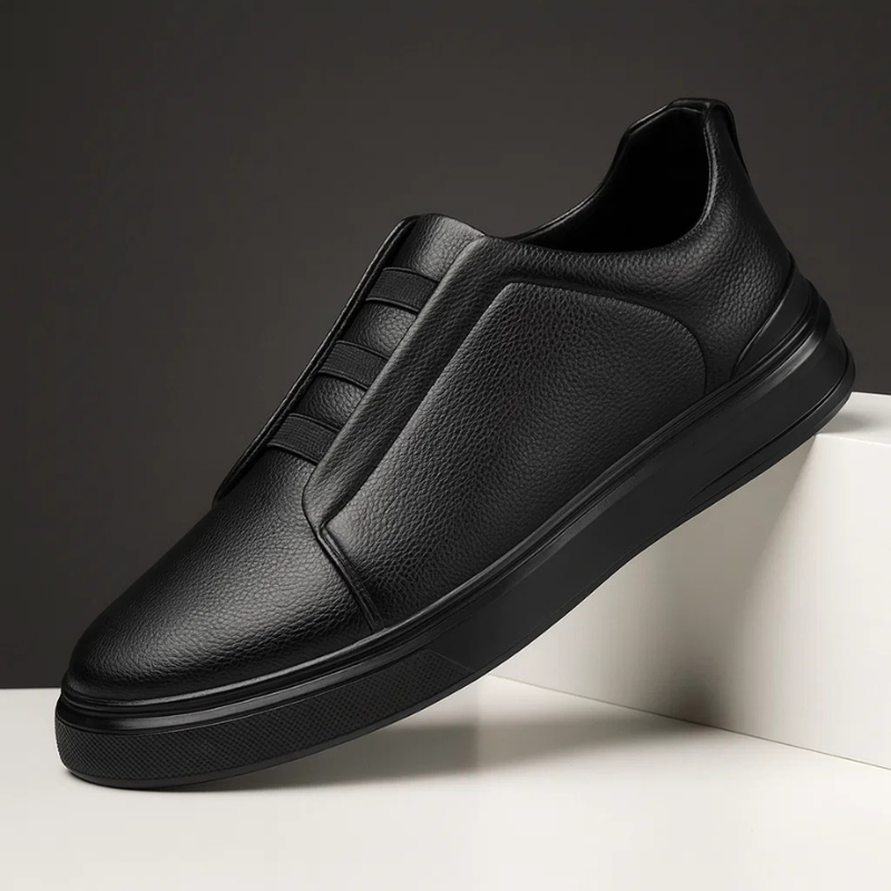 Leather Slip On Mens Casual Shoes - Smart Sneakers