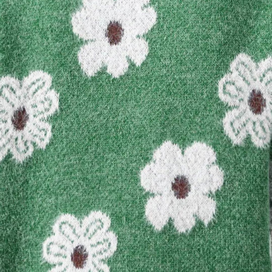 Bloom | Women's Half-Zip Floral Print Sweater