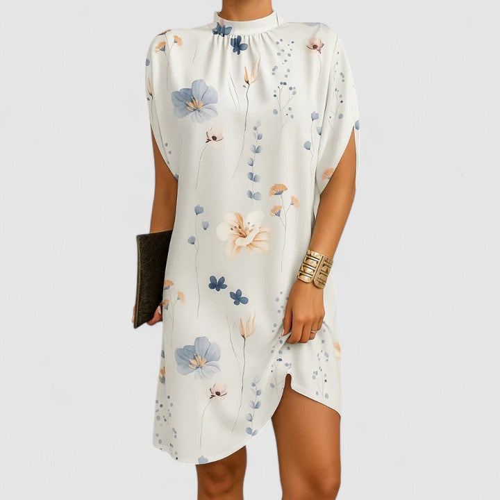 Chic Batwing Elegant Midi Dress