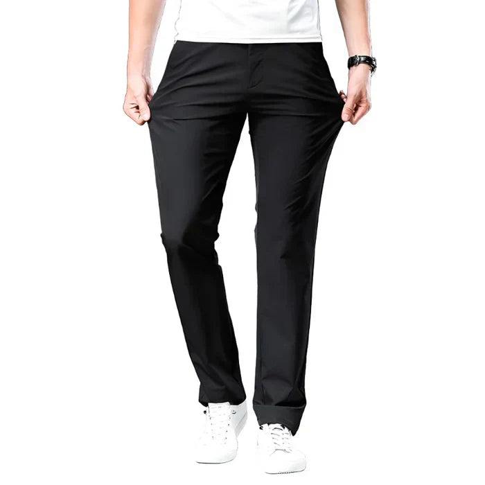 Slim Fit Stretch Chino Casual Trousers - Smart Everyday Style