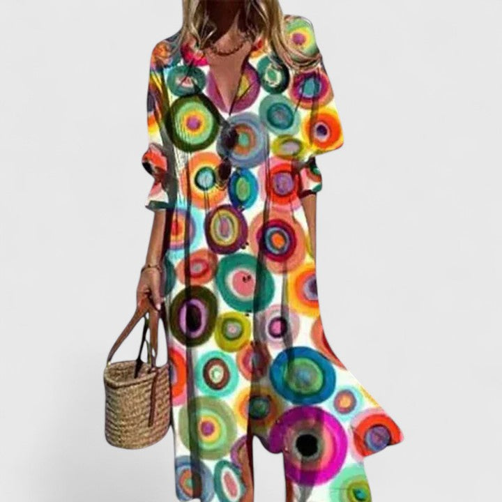 Women's Floral Summer Maxi Dress