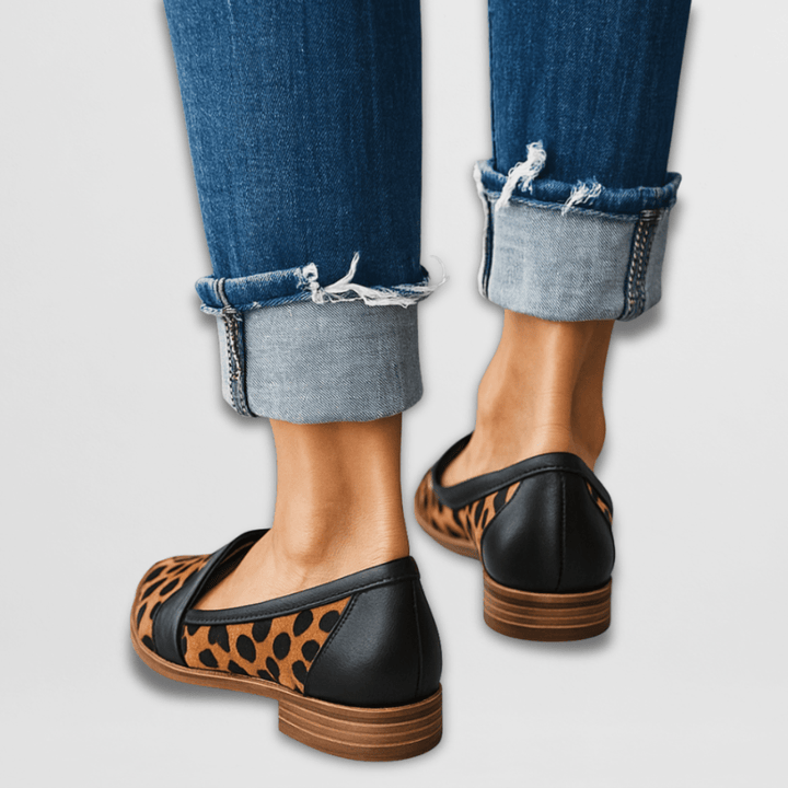 Suede Penny Strap Pointed Toe Loafers Women