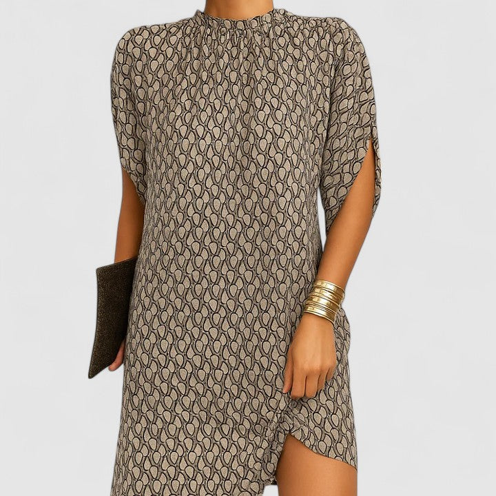 Chic Batwing Elegant Midi Dress