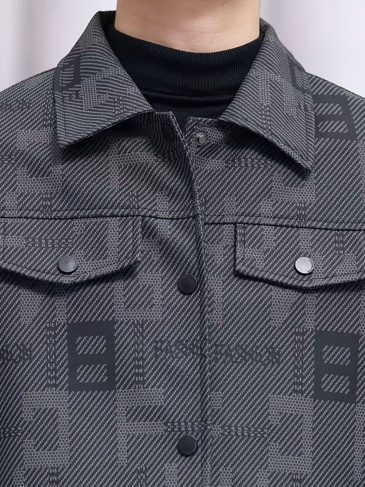 Fletcher | Men's Patterned Trucker Jacket