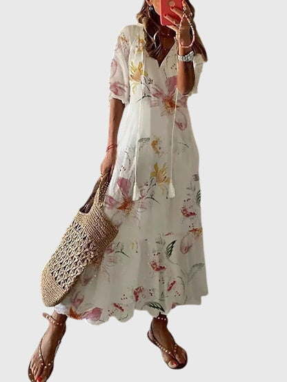 Women's Boho Maxi Dress Casual Summer Sundress