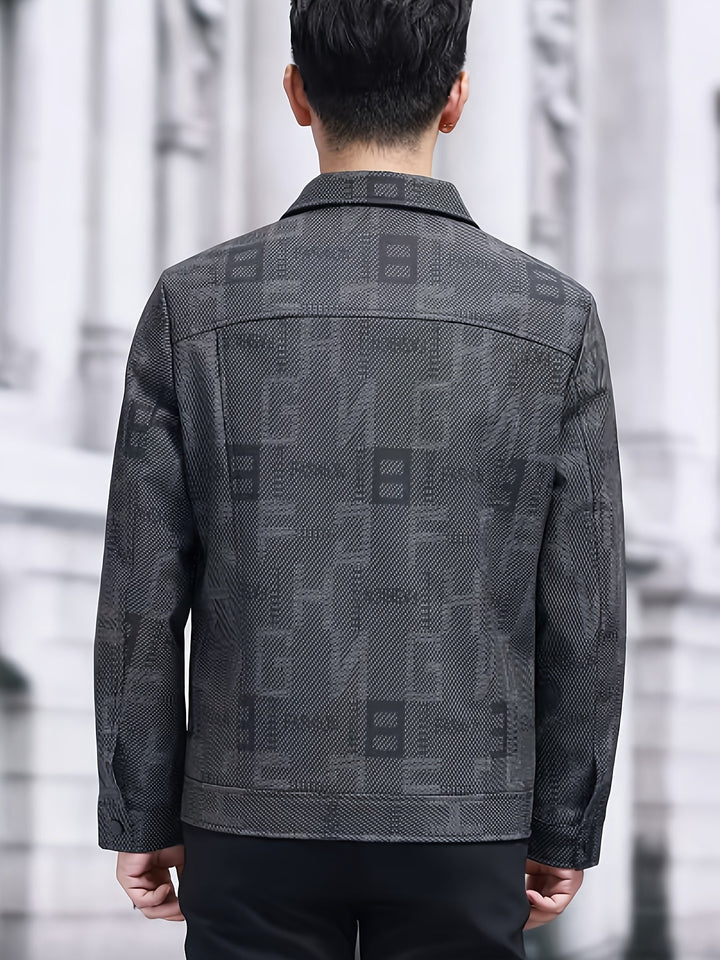 Fletcher | Men's Patterned Trucker Jacket