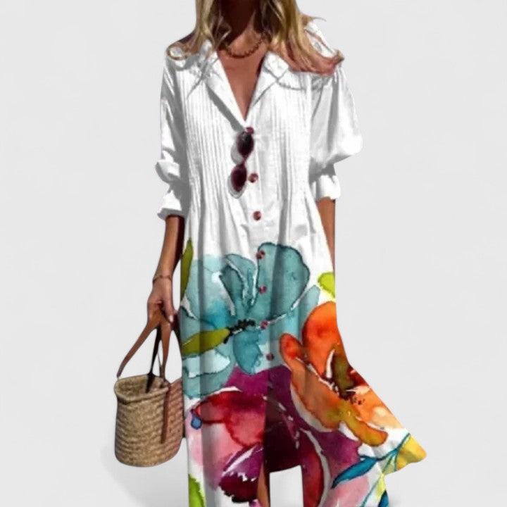 Women's Floral Summer Maxi Dress