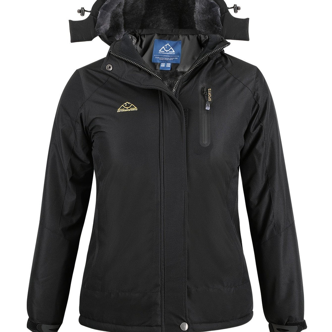 Marisol | Women's Fleece-Lined Hooded Waterproof Ski Jacket