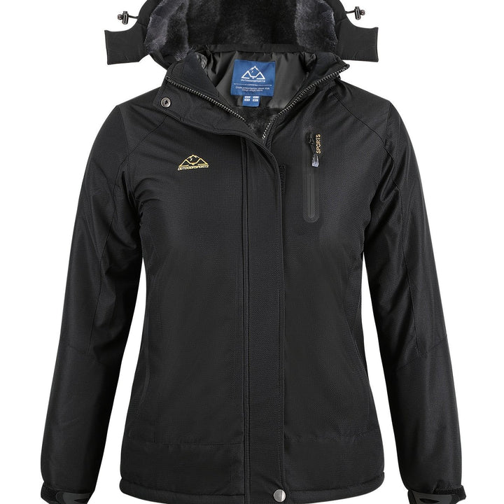 Marisol | Women's Fleece-Lined Hooded Waterproof Ski Jacket