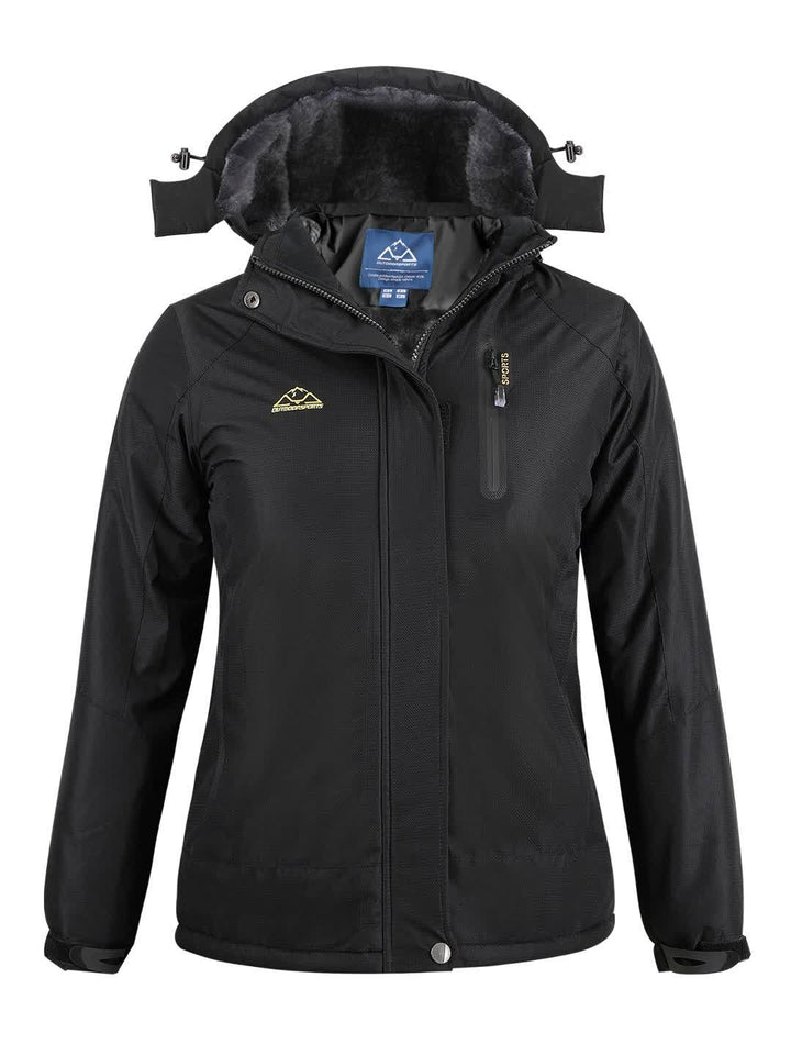 Marisol | Women's Fleece-Lined Hooded Waterproof Ski Jacket