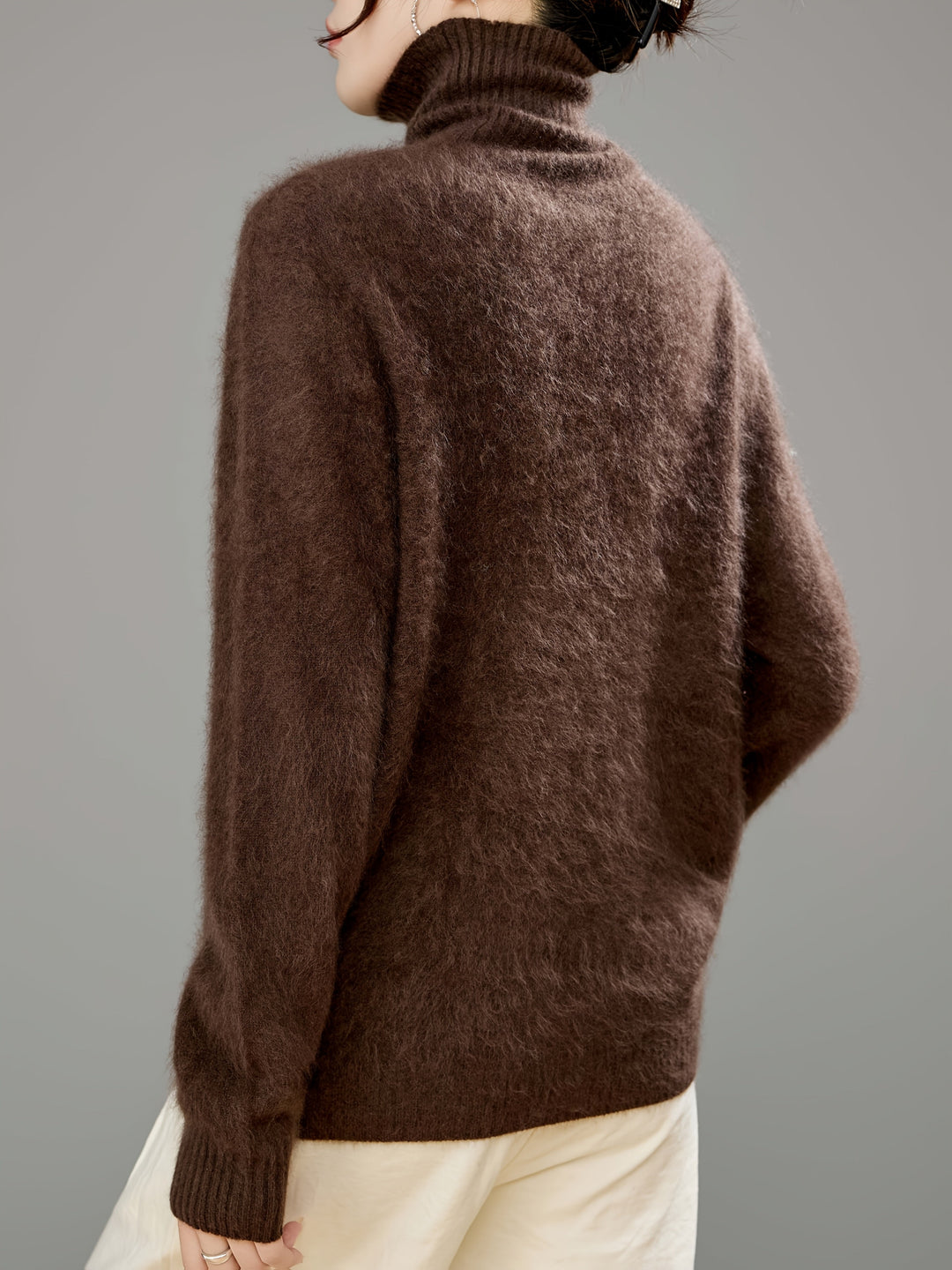 Wren | Women's Cashmere Wool Turtleneck Sweater