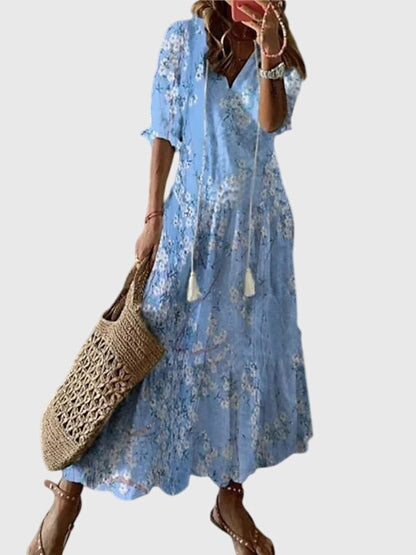 Women's Boho Maxi Dress Casual Summer Sundress