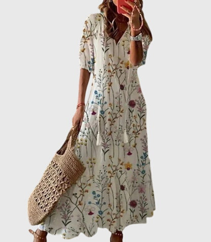 Women's Boho Maxi Dress Casual Summer Sundress