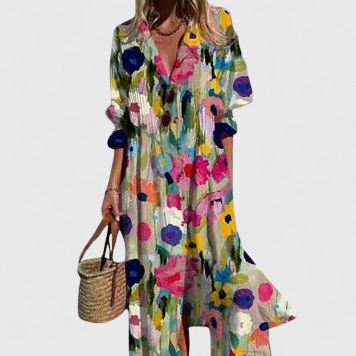 Women's Floral Summer Maxi Dress