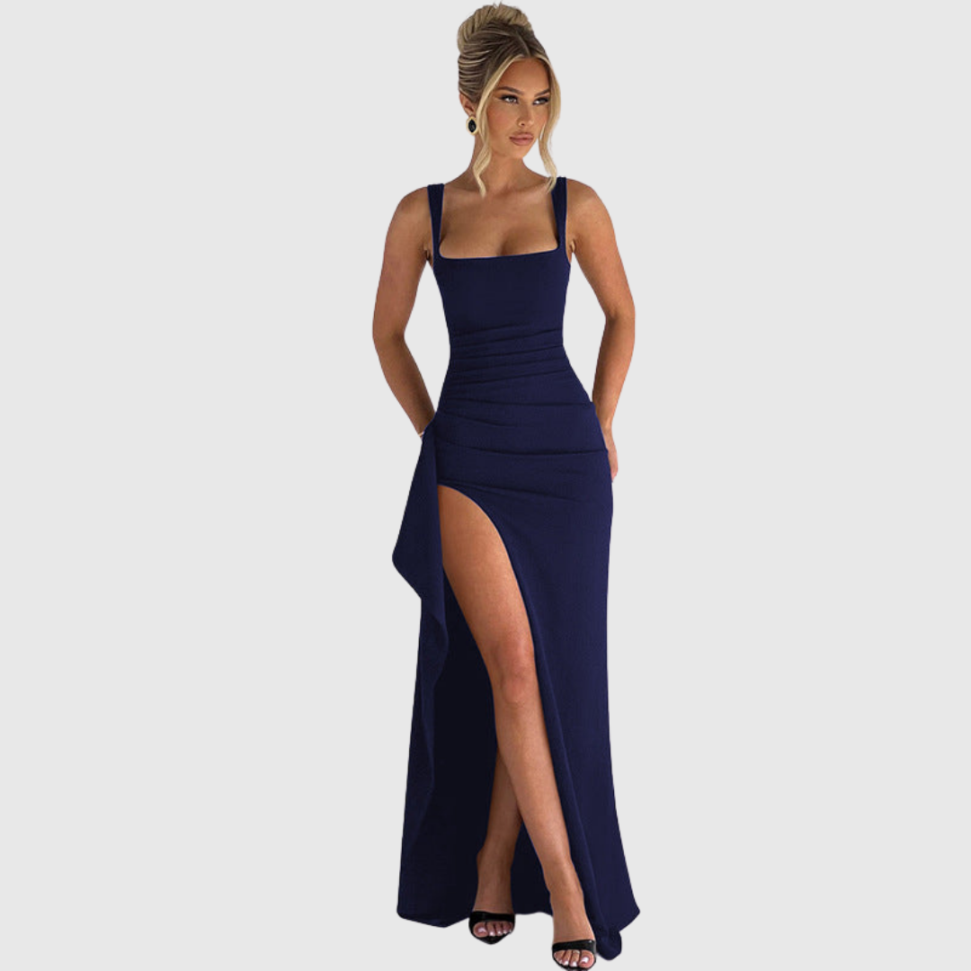 Elegant Bodycon Maxi Dress Formal Evening Gown