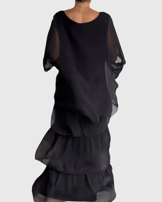 Boho Tiered Casual Flowy Summer Maxi Dress