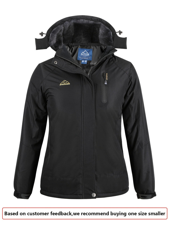 Marisol | Women's Fleece-Lined Hooded Waterproof Ski Jacket
