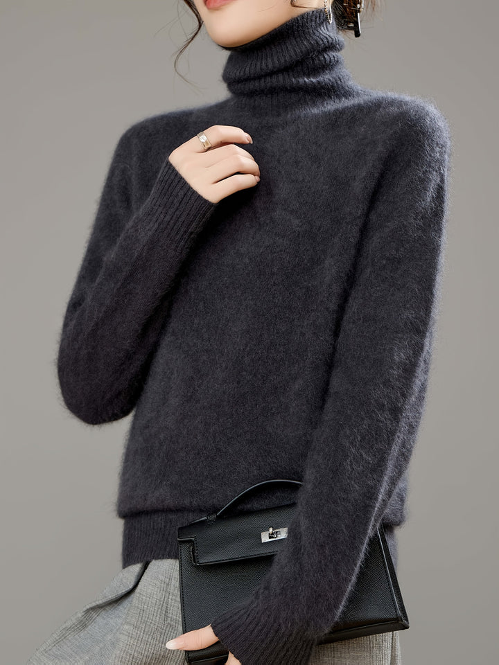 Wren | Women's Cashmere Wool Turtleneck Sweater