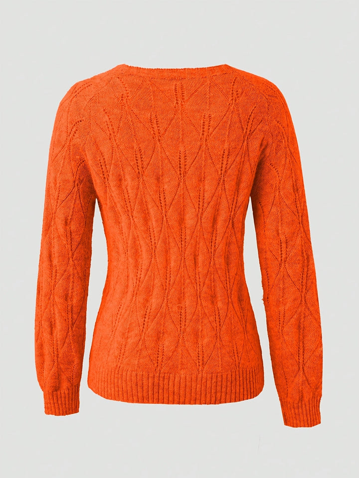 Aurelie | Women's Fuzzy Textured Pearl Button Cardigan