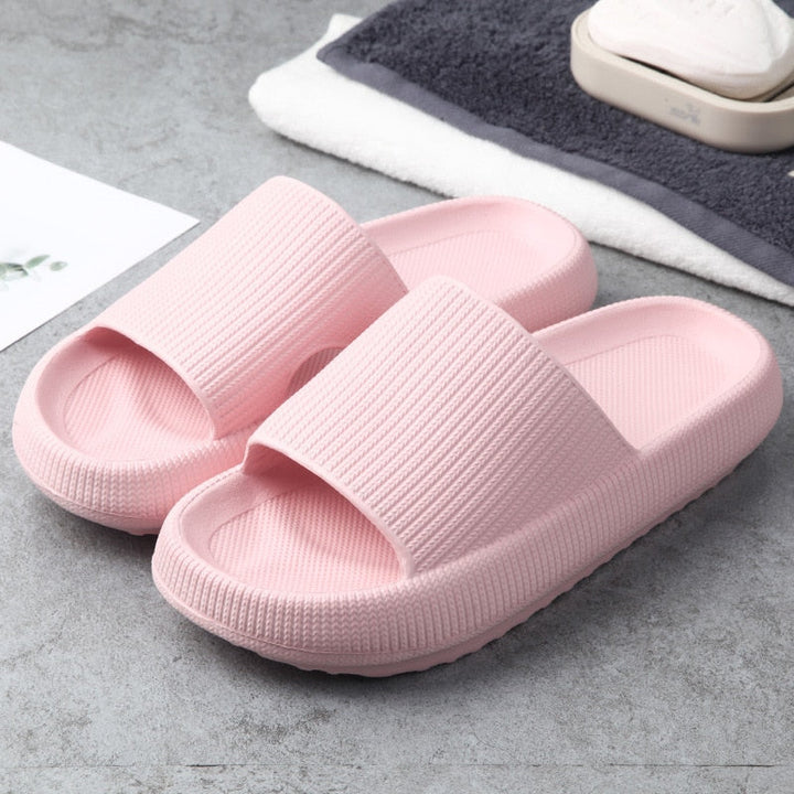 Thick Sole EVA Cushioned Slip On Slide Sandals Women