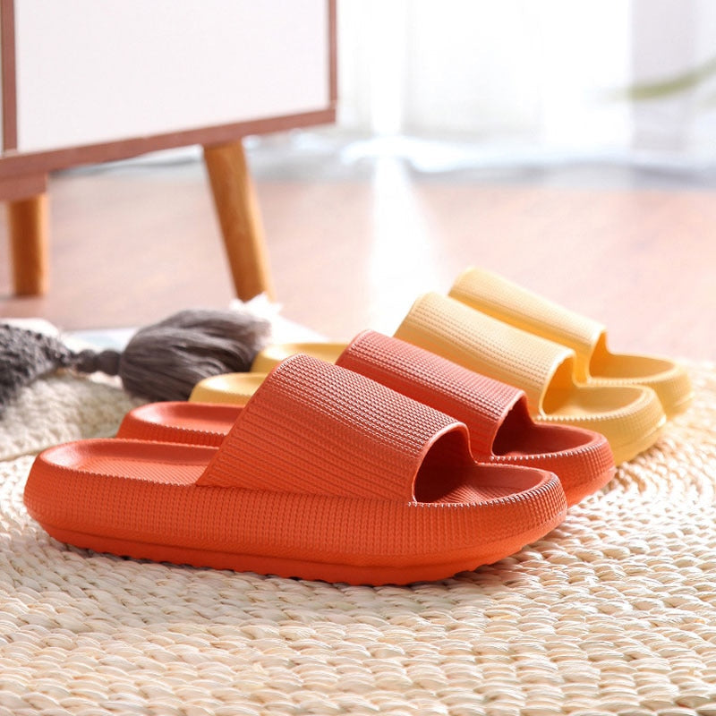 Thick Sole EVA Cushioned Slip On Slide Sandals Women