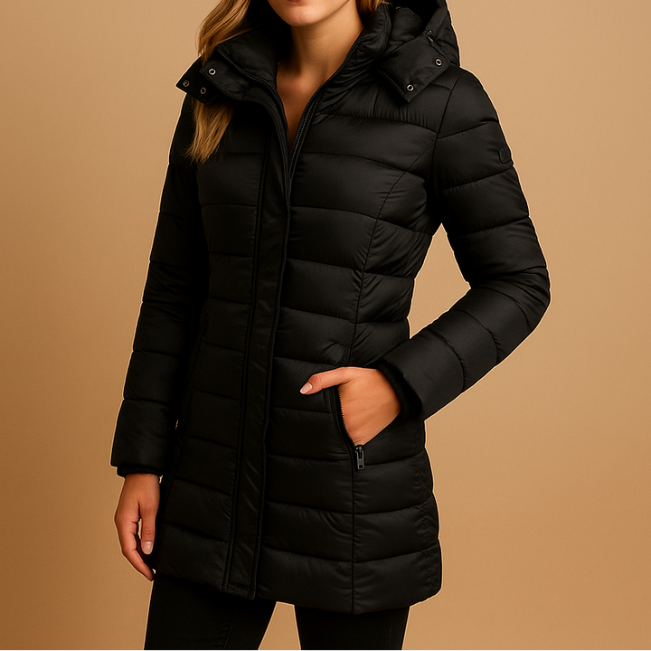 Celeste | Women's Hooded Quilted Puffer Down Jacket