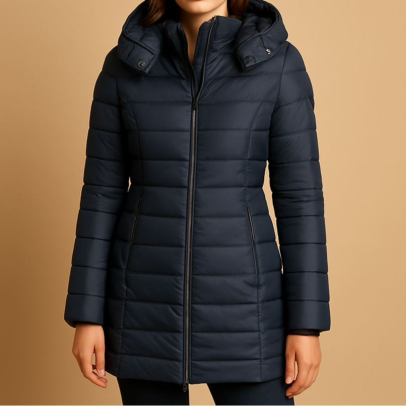 Celeste | Women's Hooded Quilted Puffer Down Jacket