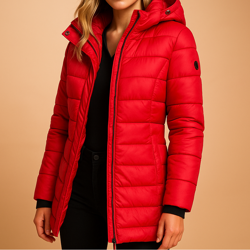 Celeste | Women's Hooded Quilted Puffer Down Jacket