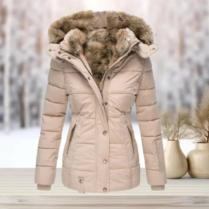 Tallulah | Women's Fitted Hooded Down Puffer Jacket