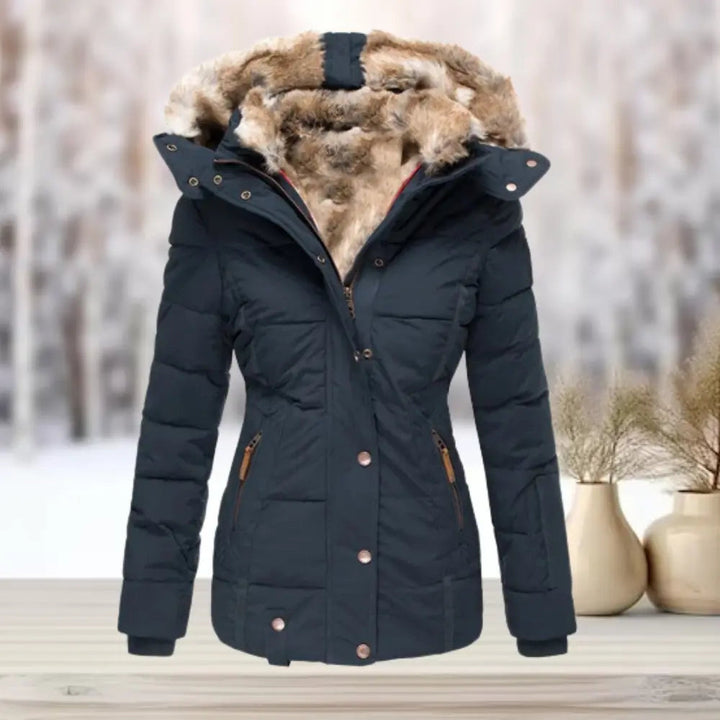 Tallulah | Women's Fitted Hooded Down Puffer Jacket