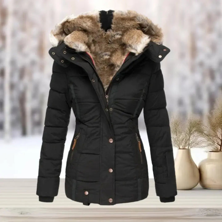 Tallulah | Women's Fitted Hooded Down Puffer Jacket