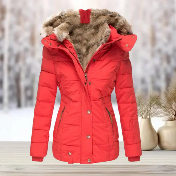 Tallulah | Women's Fitted Hooded Down Puffer Jacket
