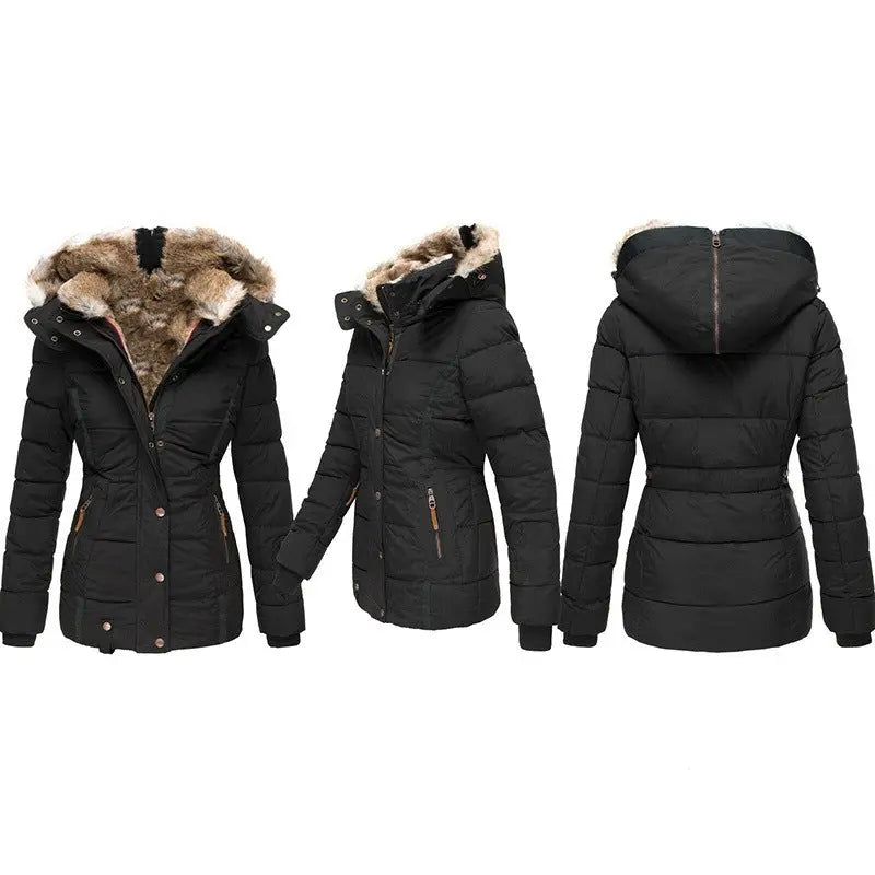 Tallulah | Women's Fitted Hooded Down Puffer Jacket