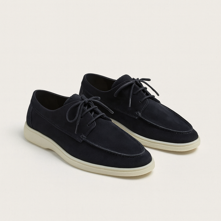 Suede Lace Up Moccasin Mens Casual Shoes - Smart Comfort