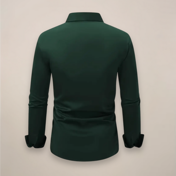 Slim Fit Long Sleeve Smart Casual Shirt Men