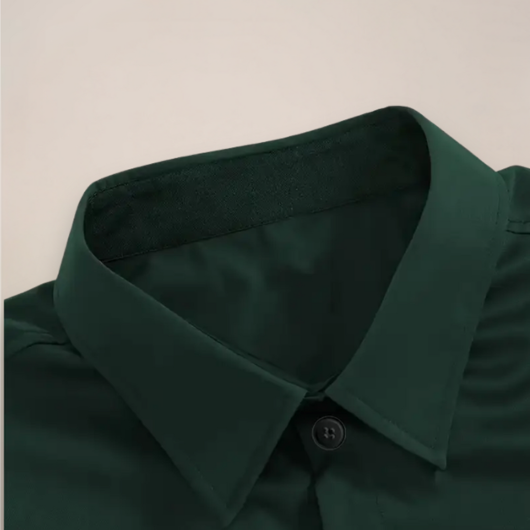 Slim Fit Long Sleeve Smart Casual Shirt Men